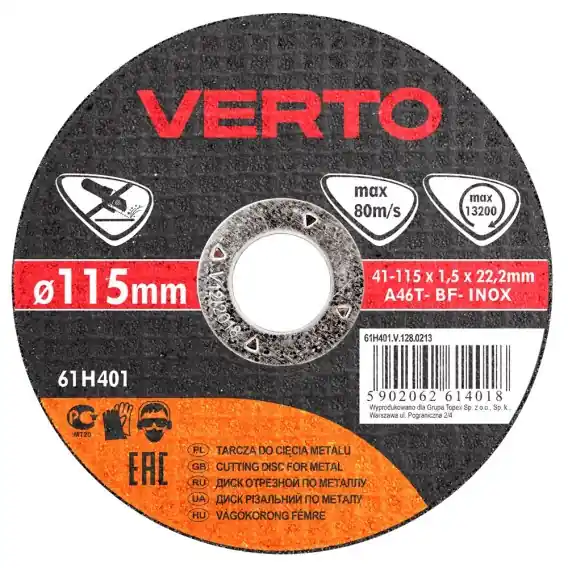 Dodaj do koszyka Tarcza tnąca do metalu 115 x 1.0 x 22.2 mm